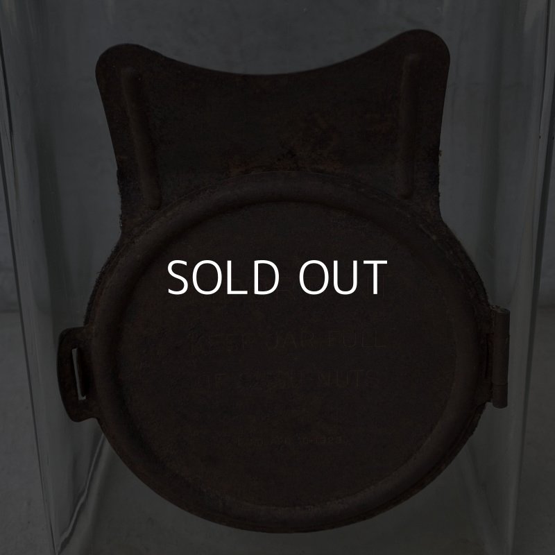 画像8: VINTAGE ANTIQUE JAR NUTS ヴィンテージ アンティーク  ガラス 瓶 ナッツ アメリカ / ディスプレイ ケース 陳列 豆 お菓子 店舗什器 USA