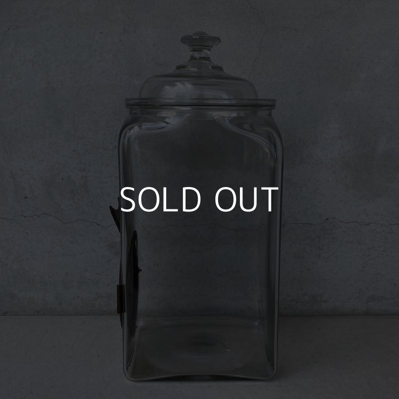 画像5: VINTAGE ANTIQUE JAR NUTS ヴィンテージ アンティーク  ガラス 瓶 ナッツ アメリカ / ディスプレイ ケース 陳列 豆 お菓子 店舗什器 USA