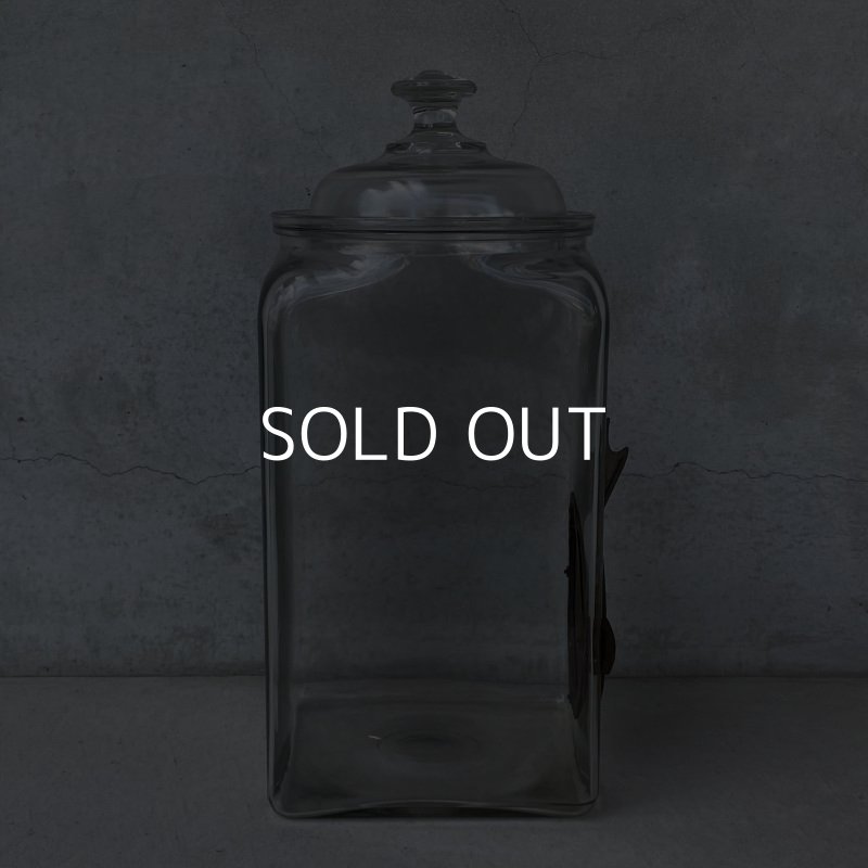 画像4: VINTAGE ANTIQUE JAR NUTS ヴィンテージ アンティーク  ガラス 瓶 ナッツ アメリカ / ディスプレイ ケース 陳列 豆 お菓子 店舗什器 USA