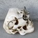 画像4: VINTAGE SKULL ASHTRAY ヴィンテージ スカル 灰皿 / 陶器 ドクロ メガネ 眼鏡 オブジェ 置物 JAPAN 日本製 (3)