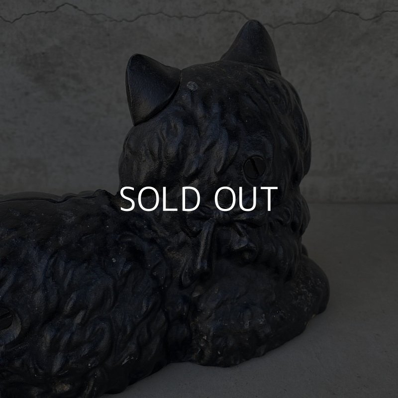 画像8: VINTAGE ANTIQUE CAT DOOR STOPPER ヴィンテージ アンティーク 猫 ドアストッパー / コレクタブル オブジェ キャストアイアン 鋳物 置物 動物 店舗什器 アメリカ