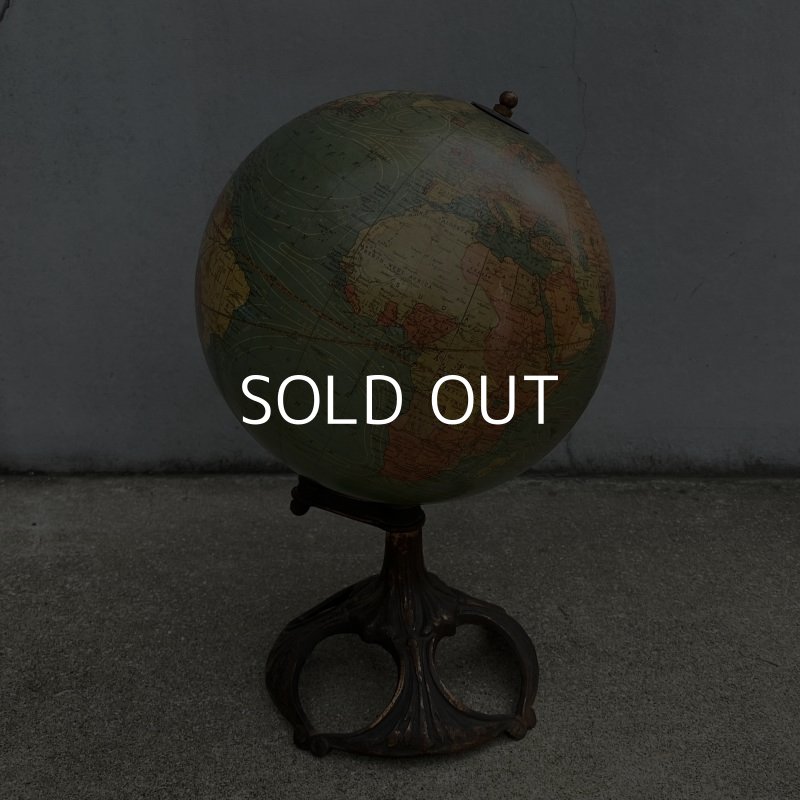 画像2: VINTAGE ANTIQUE GLOBE JAPANED WEBER COSTELLO CO. ヴィンテージ アンティーク 地球儀 ジャパンカラー / コレクタブル ディスプレイ インテリア 店舗什器 8INCH アメリカ USA
