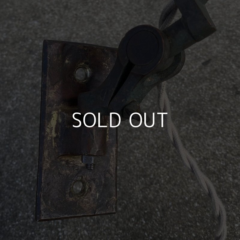 画像8: VINTAGE ANTIQUE O.C.WHITE TELESCOPIC LAMP  ヴィンテージ アンティーク ウォールランプ ブラケットランプ 照明 / テレスコピック コレクタブル 壁付けランプ 真鍮 店舗什器 アメリカ USA 