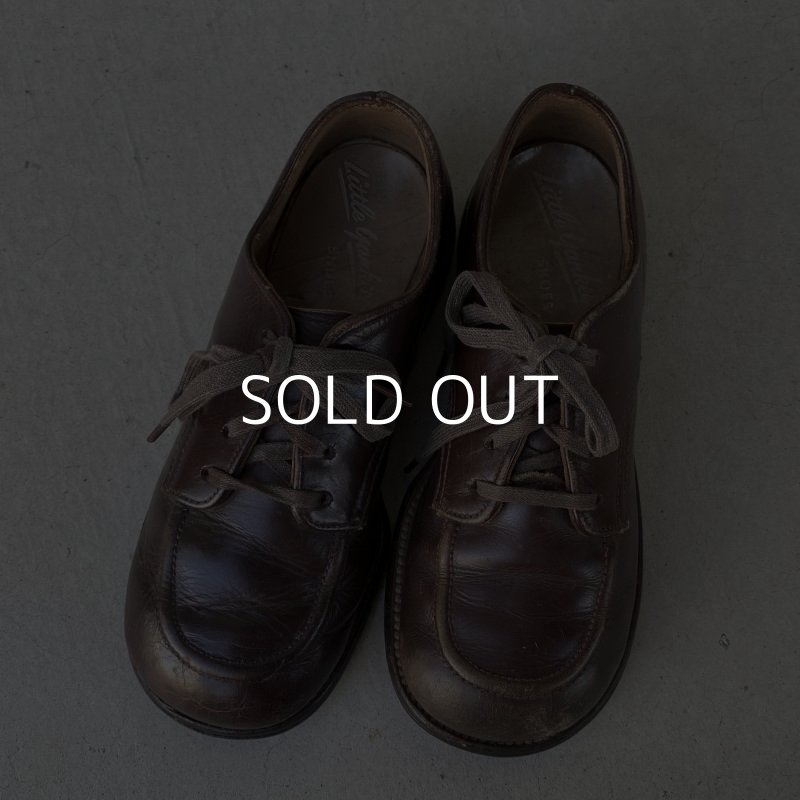 画像2: VINTAGE ANTIQUE KIDS LEATHER BOOTS SHOES LITTLE YANKEE SHOES ヴィンテージ アンティーク 革靴 / 子供用 レザー ブーツ シューズ ディスプレイ アメリカ