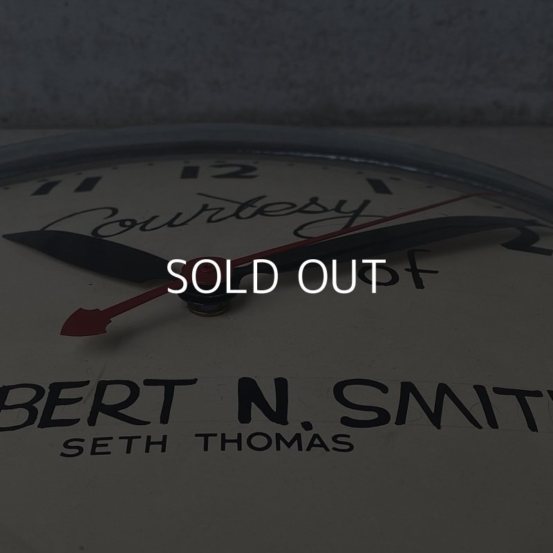 画像7: VINTAGE ANTIQUE SETH THOMAS WALL CLOCK ヴィンテージ アンティーク ウォールクロック セストーマス 掛け時計 アメリカ / インダストリアル スクールクロック スチール 鉄 店舗什器 USA