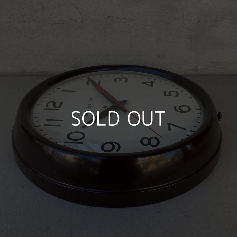 画像5: VINTAGE ANTIQUE GENERAL ELECTRIC GE WALL CLOCK ヴィンテージ アンティーク ゼネラルエレクトリック ウォールクロック 壁掛け時計 アメリカ / インダストリアル スクールクロック ブラウン 茶色 店舗什器 USA