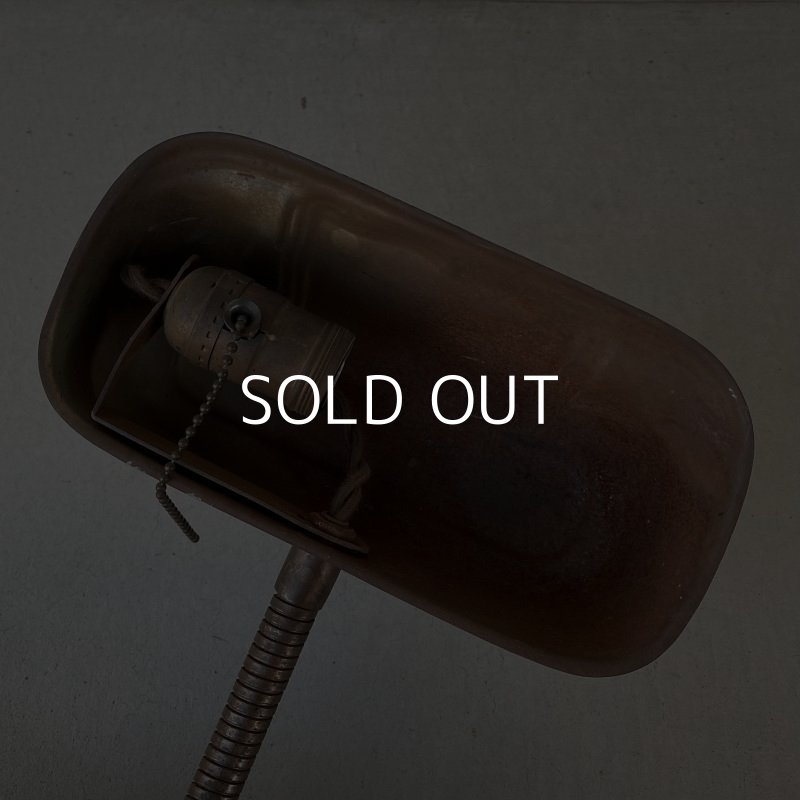 画像7: VINTAGE ANTIQUE DESK LAMP  STAND LIGHT RICHTER METALCRAFT CO ヴィンテージ アンティーク デスクランプ デスクライト スタンドライト 卓上ライト アメリカ / インダストリアル グースネック 照明 アイアン 鉄 USA