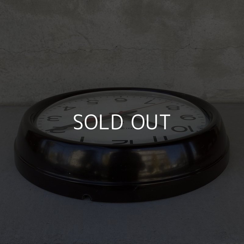 画像4: VINTAGE ANTIQUE GENERAL ELECTRIC GE WALL CLOCK ヴィンテージ アンティーク ゼネラルエレクトリック ウォールクロック 壁掛け時計 アメリカ / インダストリアル スクールクロック ブラウン 茶色 店舗什器 USA