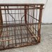 画像8: VINTAGE ANTIQUE WIRE BASKET ヴィンテージ アンティーク ワイヤーバスケット メタルボックス かご / インダストリアル ガレージ アイアン 収納 什器 ケース アメリカ USA (1)