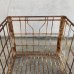 画像7: VINTAGE ANTIQUE WIRE BASKET ヴィンテージ アンティーク ワイヤーバスケット メタルボックス かご / インダストリアル ガレージ アイアン 収納 什器 ケース アメリカ USA (2)