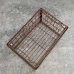 画像5: VINTAGE ANTIQUE WIRE BASKET ヴィンテージ アンティーク ワイヤーバスケット メタルボックス かご / インダストリアル ガレージ アイアン 収納 什器 ケース アメリカ USA (1)