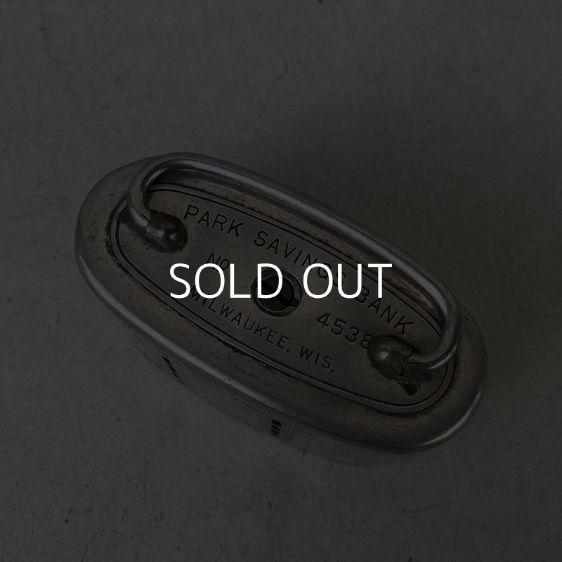 画像6: VINTAGE ANTIQUE COIN BANK THE AUTOMATIC RECORDING SAFE CO. ヴィンテージ アンティーク コインバンク 貯金箱 アメリカ / コレクタブル オブジェ インテリア ノベルティー 銀行 USA (5)