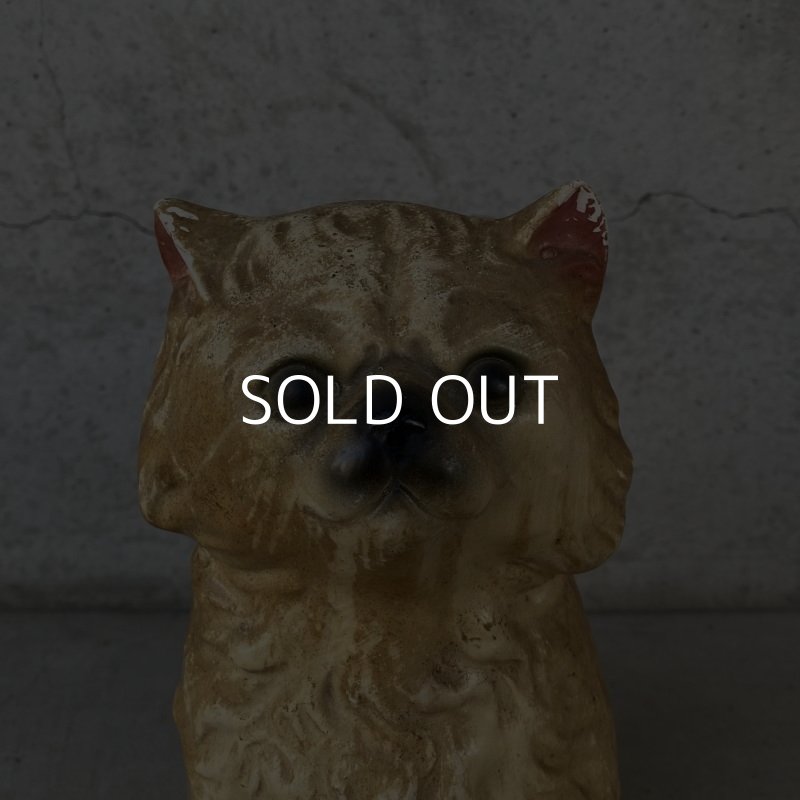 画像7: VINTAGE ANTIQUE CAT CHALK WEAR ヴィンテージ アンティーク チョークウェア 猫 オブジェ / コレクタブル ディスプレイ インテリア 置物 動物 雑貨 アメリカ