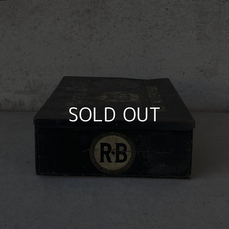 画像5: VINTAGE ANTIQUE R・B CIGAR TOBACCO TIN CAN ヴィンテージ アンティーク 葉巻 煙草 ティン 缶 アメリカ / アドバタイジング コレクタブル たばこ 喫煙具 小物入れ 収納 雑貨 USA 