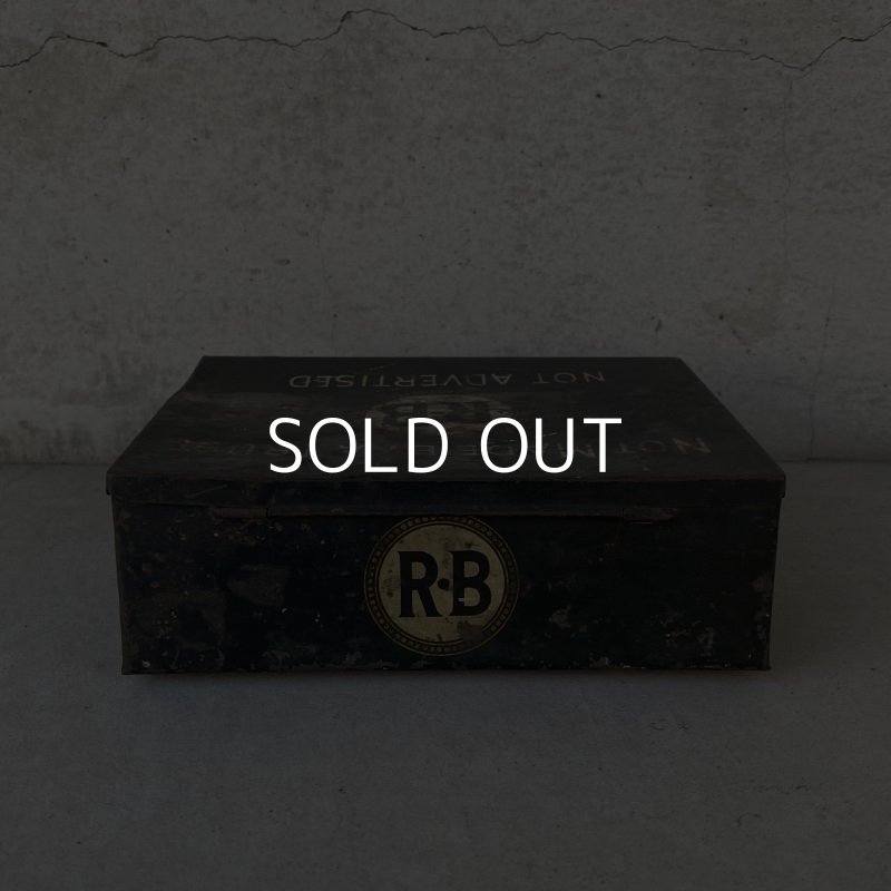 画像3: VINTAGE ANTIQUE R・B CIGAR TOBACCO TIN CAN ヴィンテージ アンティーク 葉巻 煙草 ティン 缶 アメリカ / アドバタイジング コレクタブル たばこ 喫煙具 小物入れ 収納 雑貨 USA 