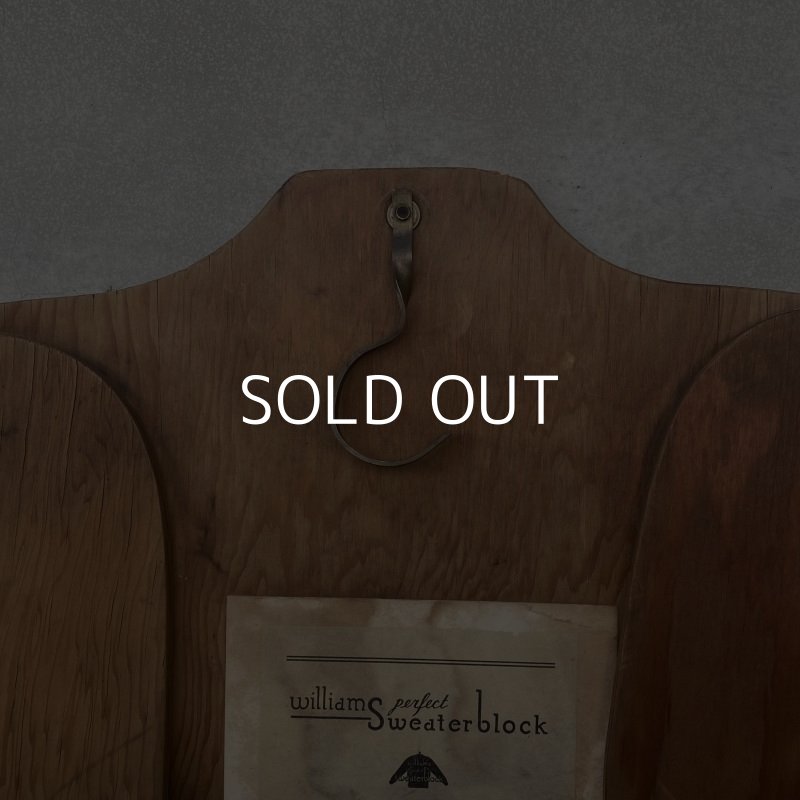 画像4: VINTAGE ANTIQUE THE SWEATERBLOCK COMPAMY WILLIAMS PERFECT SWEATER HOLDER ヴィンテージ アンティーク セーターホルダー / コレクタブル ディスプレイ インテリア ハンガー 木製 服屋 店舗備品 アメリカ