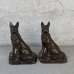 画像2: VINTAGE ANTIQUE BOOKENDS DOG ヴィンテージ アンティーク ブックエンド ブックスタンド 本立て 犬 / コレクタブル オブジェ ディスプレイ インテリア 置物 動物 アメリカ (2) (2)