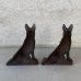 画像3: VINTAGE ANTIQUE BOOKENDS DOG ヴィンテージ アンティーク ブックエンド ブックスタンド 本立て 犬 / コレクタブル オブジェ ディスプレイ インテリア 置物 動物 アメリカ (2)