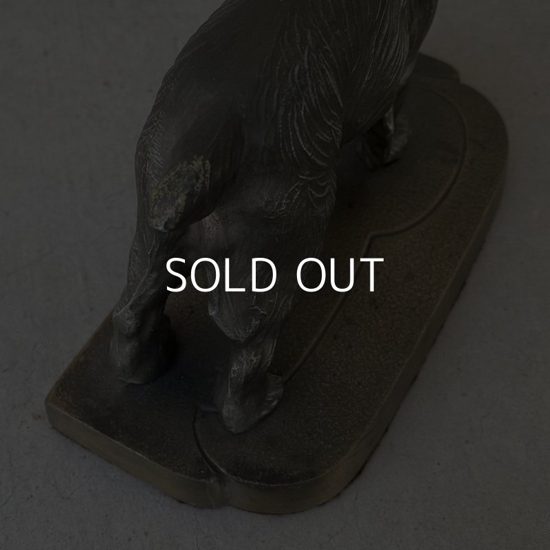 画像8: VINTAGE ANTIQUE BOOKENDS DOG ヴィンテージ アンティーク ブックエンド ブックスタンド 本立て 犬 / コレクタブル オブジェ ディスプレイ インテリア 置物 動物 アメリカ