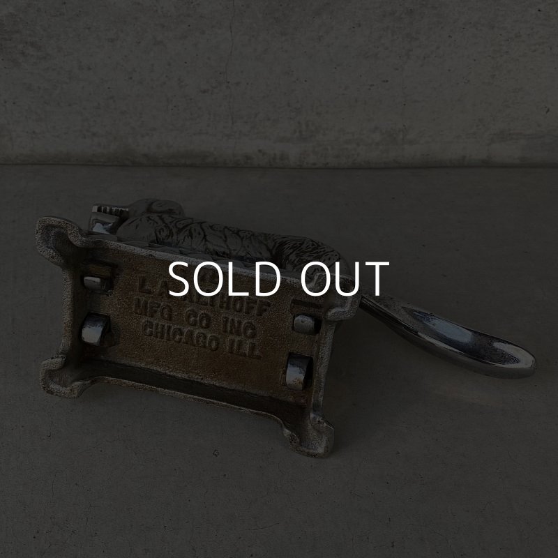 画像7: VINTAGE ANTIQUE NUTCRACKER DOG LA ALTHOFF MFG.CO. ヴィンテージ アンティーク くるみ割り ナッツクラッカー 犬 / コレクタブル オブジェ ディスプレイ インテリア 置物 動物 雑貨 アメリカ (2)