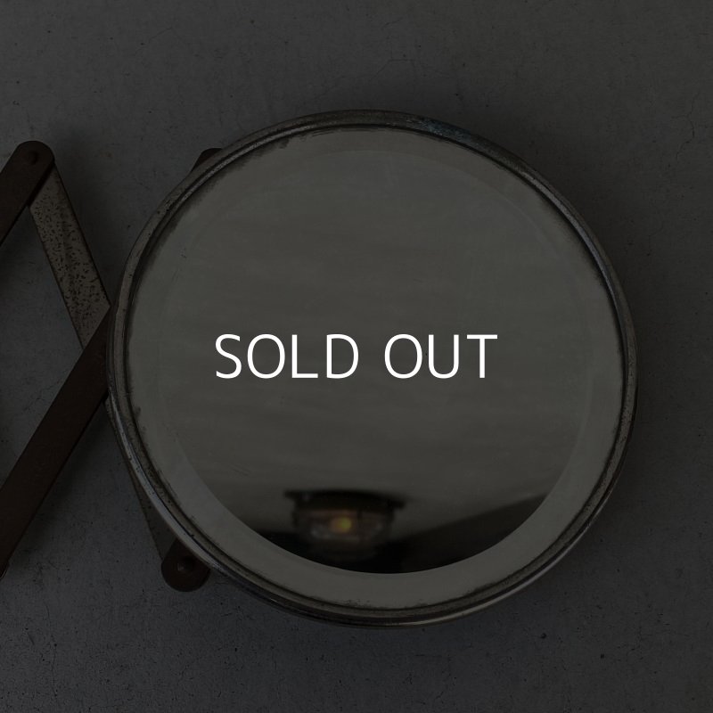 画像4: VINTAGE ANTIQUE SHAVING MIRROR SCISSOR ARM ヴィンテージ アンティーク シェービングミラー シザーアーム  鏡 壁付けミラー / インテリア 雑貨 店舗什器 美容室 アメリカ USA 