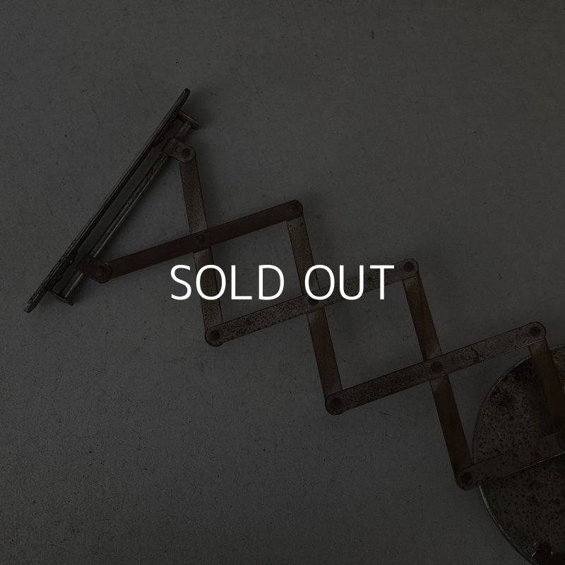 画像7: VINTAGE ANTIQUE SHAVING MIRROR SCISSOR ARM ヴィンテージ アンティーク シェービングミラー シザーアーム  鏡 壁付けミラー / インテリア 雑貨 店舗什器 美容室 アメリカ USA 