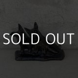 VINTAGE ANTIQUE DOOR STOPPER DOG ヴィンテージ アンティーク ドアストッパー 犬 / コレクタブル オブジェ ディスプレイ インテリア スコティッシュ・テリア 置物 動物 雑貨 鋳物 アメリカ