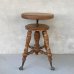 画像4: VINTAGE ANTIQUE PIANO STOOL  CHAIR BALL AND CLAW FOOT WOOD ヴィンテージ アンティーク ピアノスツール 椅子 / 回転いす ウッド 木製 家具 店舗什器 アメリカ