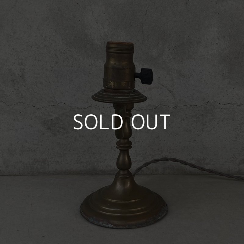 画像3: VINTAGE ANTIQUE DESKLAMP ヴィンテージ アンティーク デスクライト スタンドライト テーブルランプ 卓上ライト 照明 / インテリア ブラス 真鍮 店舗什器 アメリカ USA