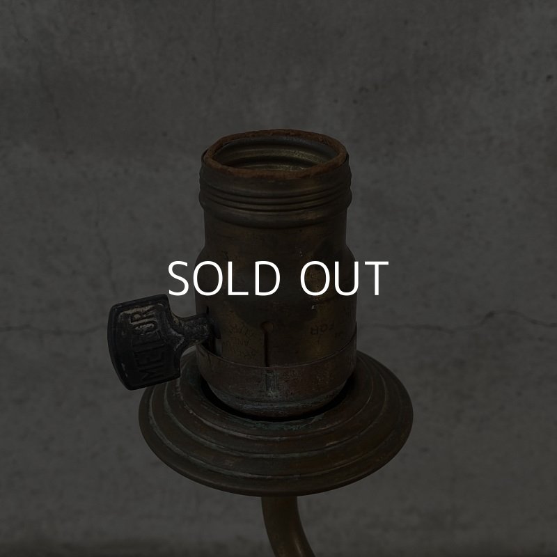 画像7: VINTAGE ANTIQUE DESKLAMP ヴィンテージ アンティーク デスクライト スタンドライト テーブルランプ 卓上ライト 照明 / インテリア ブラス 真鍮 店舗什器 アメリカ USA