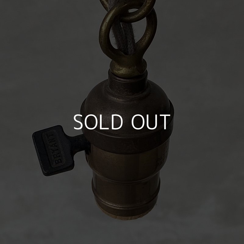 画像7: VINTAGE ANTIQUE ヴィンテージ アンティーク シャンデリア 吊り下げライト / 4灯 ライト ペンダントライト ブラス 真鍮 天井照明 店舗什器 アメリカ USA  