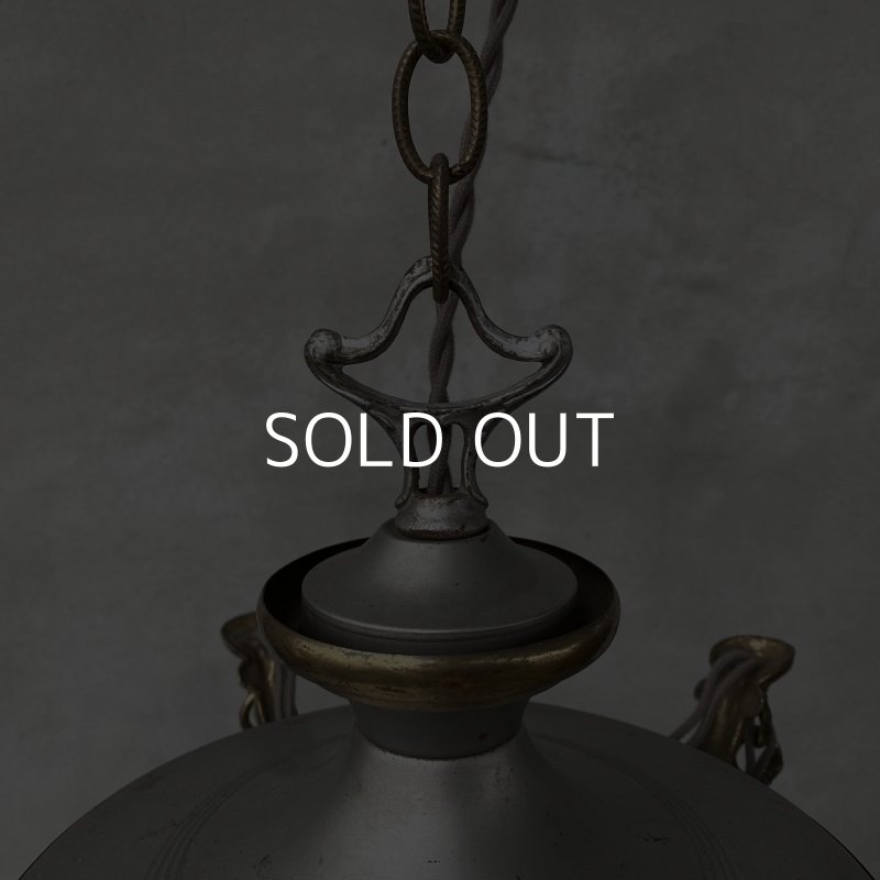 画像4: VINTAGE ANTIQUE ヴィンテージ アンティーク シャンデリア 吊り下げライト / 5灯 ライト ペンダントライト 天井照明 店舗什器 アメリカ USA (2)