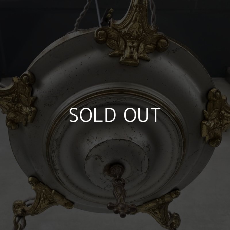 画像3: VINTAGE ANTIQUE ヴィンテージ アンティーク シャンデリア 吊り下げライト / 5灯 ライト ペンダントライト 天井照明 店舗什器 アメリカ USA (2)