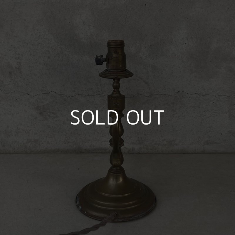 画像4: VINTAGE ANTIQUE DESKLAMP ヴィンテージ アンティーク デスクライト スタンドライト テーブルランプ 卓上ライト 照明 / インテリア ブラス 真鍮 店舗什器 アメリカ USA