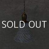 VINTAGE ANTIQUE OPALESCENT GLASS ヴィンテージ アンティーク 吊り下げライト オパールセントガラス 照明 / ライト ランプ ペンダントライト ガラスシェード 天井照明 店舗什器 アメリカ USA (2)