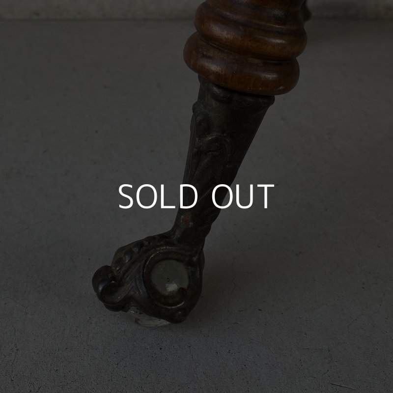 画像8: VINTAGE ANTIQUE PIANO STOOL  CHAIR BALL AND CLAW FOOT WOOD ヴィンテージ アンティーク ピアノスツール 椅子 / 回転いす ウッド 木製 家具 店舗什器 アメリカ