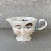 画像1: VINTAGE ANTIQUE BAILEYS MILK CREAMER ヴィンテージ アンティーク ベイリーズ ミルククリーマー ミルクピッチャー フェイスカップ / マグ コレクタブル オブジェ 陶器 置物 アメリカ  (1)