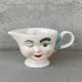 画像1: VINTAGE ANTIQUE BAILEYS MILK CREAMER ヴィンテージ アンティーク ベイリーズ ミルククリーマー ミルクピッチャー フェイスカップ / マグ コレクタブル 陶器 口紅 アメリカ (2) (1)