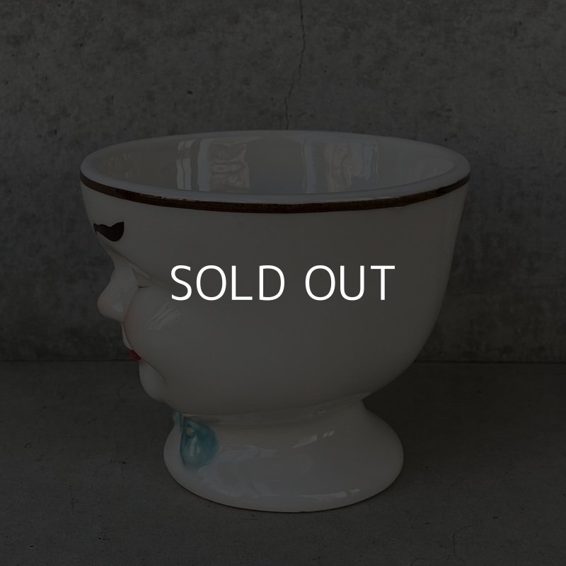 画像4: VINTAGE ANTIQUE BAILEYS CUP SUGAR POT ヴィンテージ アンティーク ベイリーズ シュガーポット フェイスカップ / 陶器 コレクタブル ノベルティー 食器 オブジェ ディスプレイ 口紅 アメリカ 