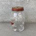 画像5: VINTAGE ANTIQUE LUCKY JOE BANK BOTTLE JAR ヴィンテージ アンティーク コインバンク 貯金箱 グラスジャー / コレクタブル 瓶 ボトル ガラス オブジェ アメリカ USA (1)