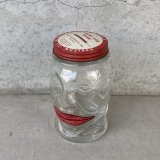 VINTAGE ANTIQUE LUCKY JOE BANK BOTTLE JAR ヴィンテージ アンティーク コインバンク 貯金箱 グラスジャー / コレクタブル 瓶 ボトル ガラス オブジェ アメリカ USA (2)