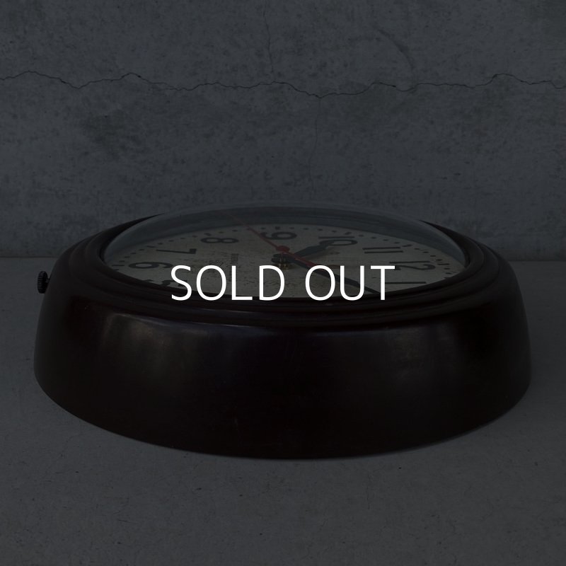 画像6: VINTAGE ANTIQUE GENERAL ELECTRIC TELECHRON GE WALL CLOCK ヴィンテージ アンティーク ゼネラルエレクトリック テレクロン ウォールクロック 壁掛け時計 / スクールクロック ブラウン 茶色 小型 店舗什器 アメリカ USA 