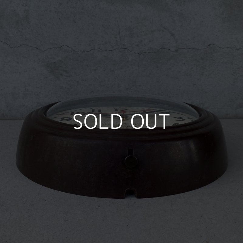 画像3: VINTAGE ANTIQUE GENERAL ELECTRIC TELECHRON GE WALL CLOCK ヴィンテージ アンティーク ゼネラルエレクトリック テレクロン ウォールクロック 壁掛け時計 / スクールクロック ブラウン 茶色 小型 店舗什器 アメリカ USA 