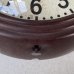 画像9: VINTAGE ANTIQUE GENERAL ELECTRIC TELECHRON GE WALL CLOCK ヴィンテージ アンティーク ゼネラルエレクトリック テレクロン ウォールクロック 壁掛け時計 / スクールクロック ブラウン 茶色 小型 店舗什器 アメリカ USA 