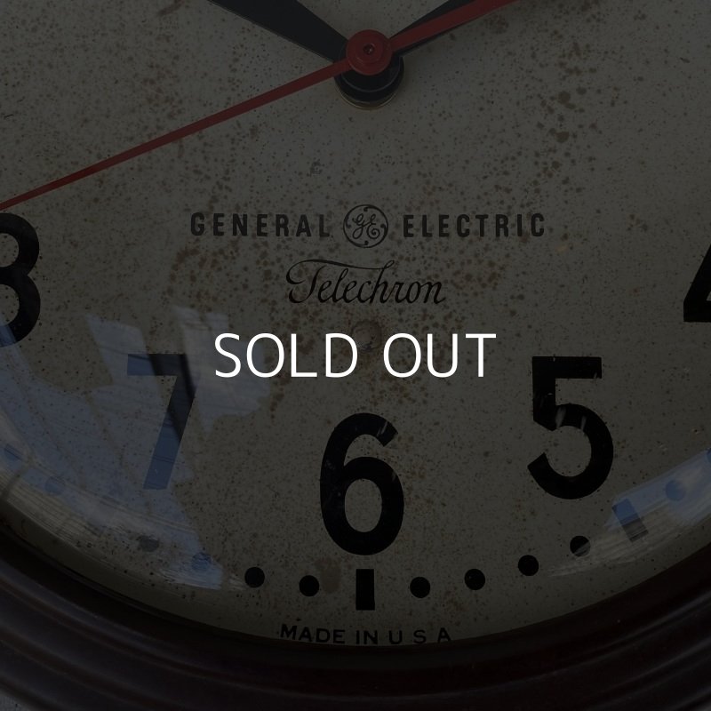 画像8: VINTAGE ANTIQUE GENERAL ELECTRIC TELECHRON GE WALL CLOCK ヴィンテージ アンティーク ゼネラルエレクトリック テレクロン ウォールクロック 壁掛け時計 / スクールクロック ブラウン 茶色 小型 店舗什器 アメリカ USA 