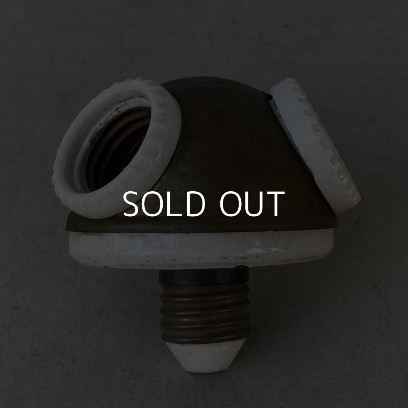 画像7: VINTAGE ANTIQUE BENJAMIN SOCKET ヴィンテージ アンティーク ベンジャミンソケット / ランプ ライト 3灯 コレクタブル 照明 アメリカ USA 