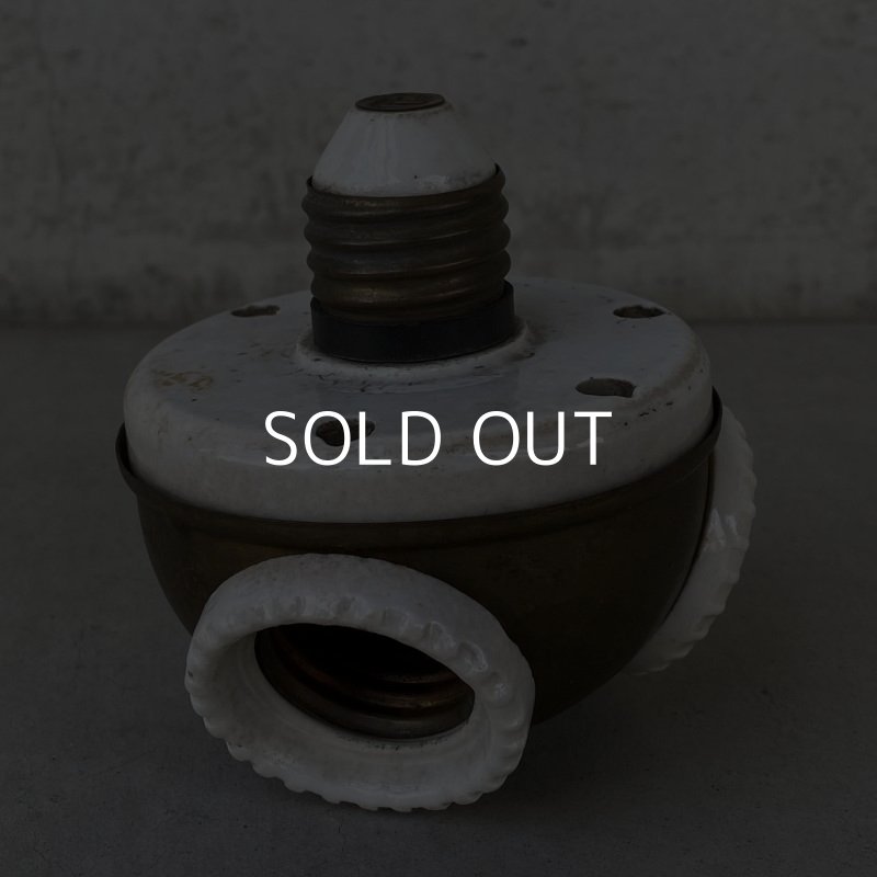 画像6: VINTAGE ANTIQUE BENJAMIN SOCKET ヴィンテージ アンティーク ベンジャミンソケット / ランプ ライト 3灯 コレクタブル 照明 アメリカ USA 