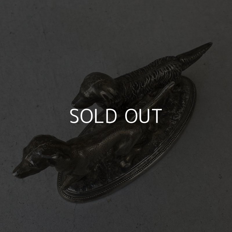 画像6: VINTAGE ANTIQUE DOG OBJECT ヴィンテージ アンティーク 犬 オブジェ / コレクタブル ディスプレイ インテリア ポインター スパニエル 置物 動物 雑貨 アメリカ