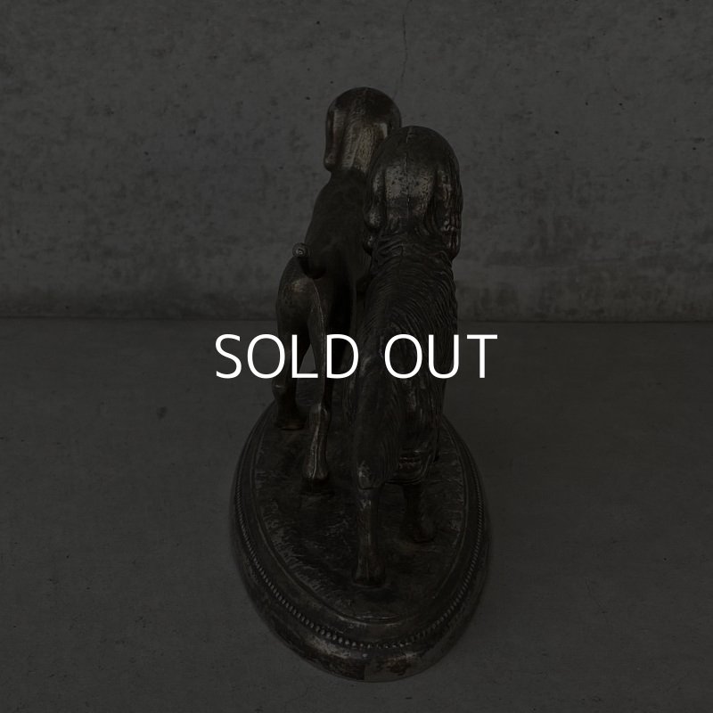 画像5: VINTAGE ANTIQUE DOG OBJECT ヴィンテージ アンティーク 犬 オブジェ / コレクタブル ディスプレイ インテリア ポインター スパニエル 置物 動物 雑貨 アメリカ