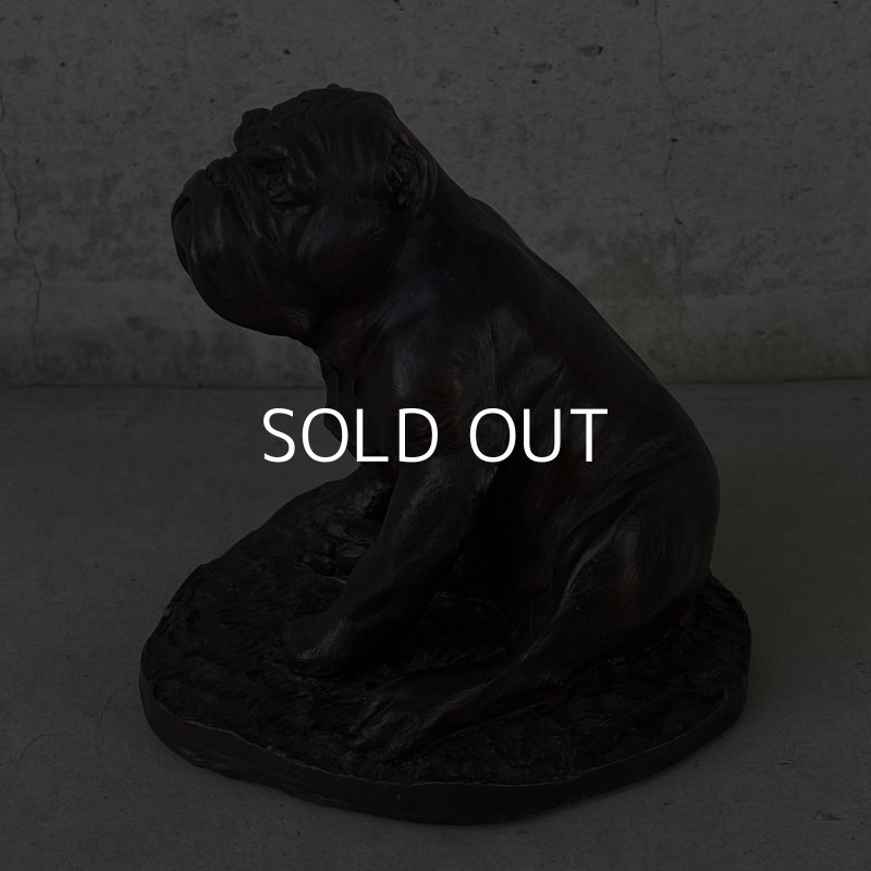 画像4: VINTAGE ANTIQUE BULLDOG OBJECT ヴィンテージ アンティーク ブルドッグ オブジェ / コレクタブル ディスプレイ インテリア 犬 置物 雑貨 イングランド ENGLAND